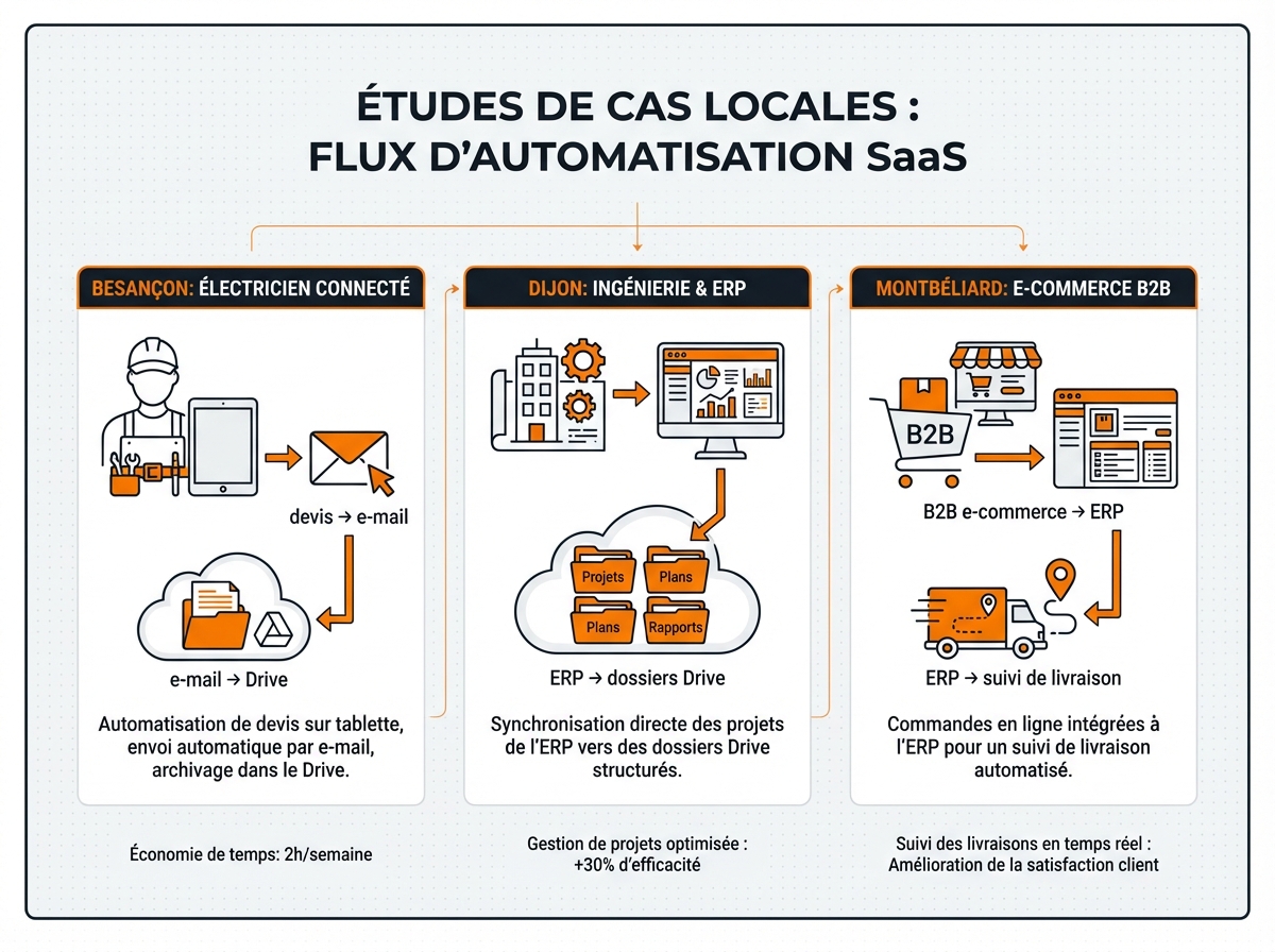 Relances automatiques - emails de relance programmés pour devis non signés et factures impayées